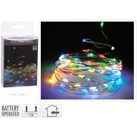 CAVO ARG 80LED MULTICOLOR BATT